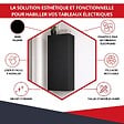 ATOLE - Coffret tableau électrique ATOLE 13 modules en acier noir  - H. utile : 980 mm - vignette