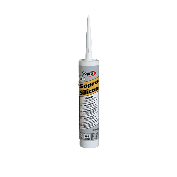 RO'MA NATURE - Mastic silicone pour pierre naturelle - Sopro - 310 ml - Anthracite 66 - large