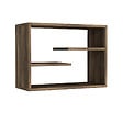 HABITAT ET JARDIN - Étagère murale en bois "Tino" - 60 x 19 x 44 cm - Noyer - vignette