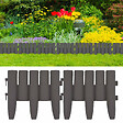 VIDAXL - vidaXL Bordures de pelouse 36 pcs Gris 10 m PP - vignette