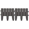 VIDAXL - vidaXL Bordures de pelouse 36 pcs Gris 10 m PP - vignette