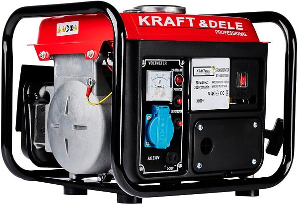 ENTREPOT BRICO - Générateur Groupe éléctrogène 1200W 12/230V - large
