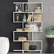 HABITAT ET JARDIN - Bibliothèque en bois "Nilüfer" - 90 x 20 x 156 cm - Blanc - vignette