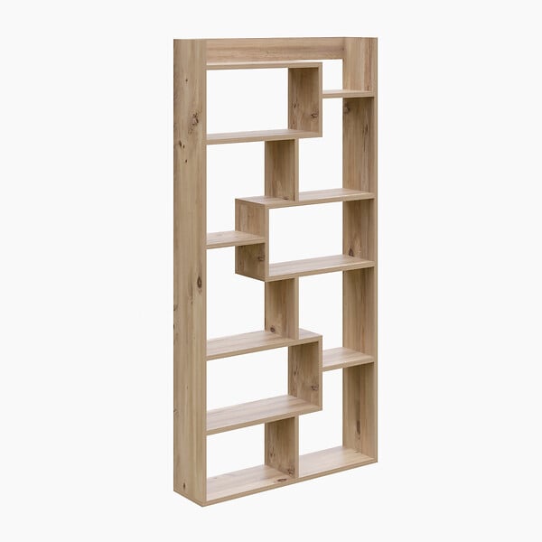 HABITAT ET JARDIN - Bibliothèque en bois "Kuttap" - 90 x 22 x 182 cm - Pin - large
