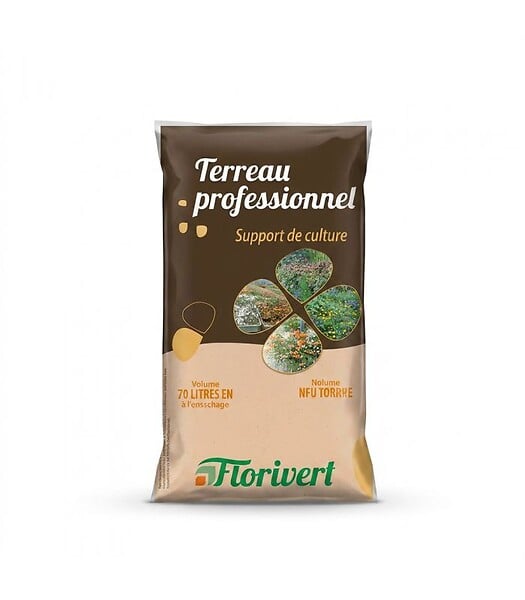FLORIVERT - Palette de 10 sacs de 70 l de terreau prêt à l'emploi Fleurissement PAE Florivert NEG01617-10x70 - large