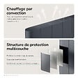 EMKE - EMKE Radiateur Électrique à Convection 2000W, Panneau Chauffant Mural en Aluminium 160x54,5cm, Thermostat WiFi, Anthracite - vignette