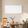 EMKE - EMKE Radiateur Infrarouge 1200W, Panneau Chauffant Mural 119,5x59,5cm avec Thermostat WiFi Connecté, Sans Cadre, Blanc - vignette