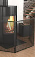 DIXNEUF - Pare-feu acier 3 volets Terza - 200 cm - Noir - vignette