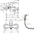 HANSGROHE - Mitigeur baignoire mécanique Focus C2 chromé - vignette