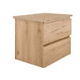 SWISS AQUA TECHNOLOGIES - Meuble salle de bain suspendu 59 x 50 x 45 cm – 2 tiroirs – plaque de recouvrement – chêne mat – B-Way (BWAY260OAKDESK) - vignette
