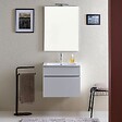 KIAMAMI VALENTINA - Meuble De Salle De Bain Suspendu 60 Cm Blanc Bois | Sole - vignette