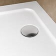 OTITEC - Receveurs de douche carré blanc - 90x90 - Siphon chrome inclus - CARO - vignette