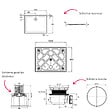 JACOB DELAFON - Receveur de douche 100 x 80 Gaspard rectangle céramique avec kit de réhausse et bonde - vignette