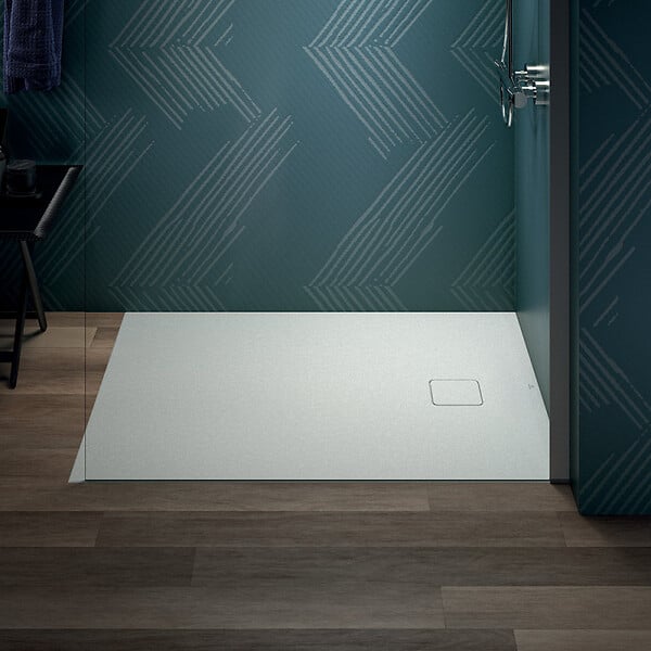 IDEAL STANDARD - Receveur de douche antidérapant Ultra Flat Evo recoupable avec évacuation largeur 120 x 90 - large