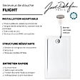 JACOB DELAFON - Receveur de douche 160 x 90 cm Flight rectangle blanc avec bonde verticale chromé - vignette
