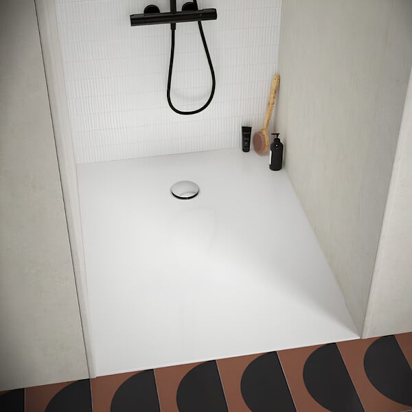 JACOB DELAFON - Receveur de douche antidérapant 120 x 80 cm Bastille céramique - large