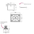 JACOB DELAFON - Receveur de douche 100 x 80 Gaspard rectangle céramique avec kit de réhausse - vignette