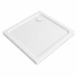OTITEC - Receveurs de douche carré blanc - 90x90 - Siphon blanc inclus - CARO - vignette