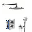 VILLEROY ET BOCH - Colonne de douche encastrée Universal Shower avec douchette 3 jets chromé - vignette