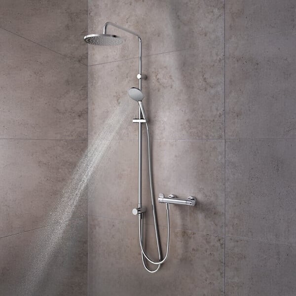 DURAVIT - Colonne de douche sans mitigeur Shower system Reno - large