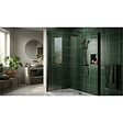 SWISS AQUA TECHNOLOGIES - Basic ensemble de douche avec mitigeur thermostatique, douche de tête, douchette à main, noir mat (SATSSTKEBC) - vignette