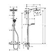 HANSGROHE - Hansgrohe Set de douche Crometta E 240 + cadeau gratuit raclette de douche, blanc (27271000-KLO) - vignette
