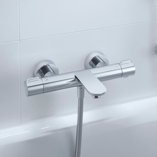 DURAVIT - Pack mitigeur bain douche thermostatique Wave + colonne Shower system Reno - large
