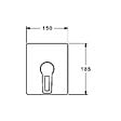 HANSA - Twist Mitigeur monocommande de douche (89859085) - vignette