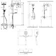 HANSGROHE - Hansgrohe Set de douche Crometta E 240 + raclette de douche avec système de fixation par ventouse, chrome (27271000-E32) - vignette