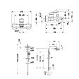 DURAVIT - Pack mitigeur bain douche mécanique Wave + colonne Shower system Reno - vignette