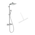 HANSGROHE - Hansgrohe Set de douche Crometta E 240 + cadeau gratuit raclette de douche en silicone, blanc (27271000-HSB) - vignette
