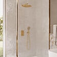 VILLEROY ET BOCH - Colonne de douche encastrée Universal Shower avec douchette 3 jets or brossé - vignette