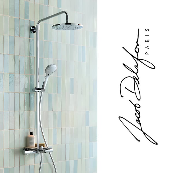 JACOB DELAFON - Colonne bain douche thermostatique July+ chromé - large