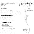 JACOB DELAFON - Colonne bain douche thermostatique July+ chromé - vignette