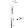 DURAVIT - Pack mitigeur de douche thermostatique 1000 + colonne Shower system Reno - vignette
