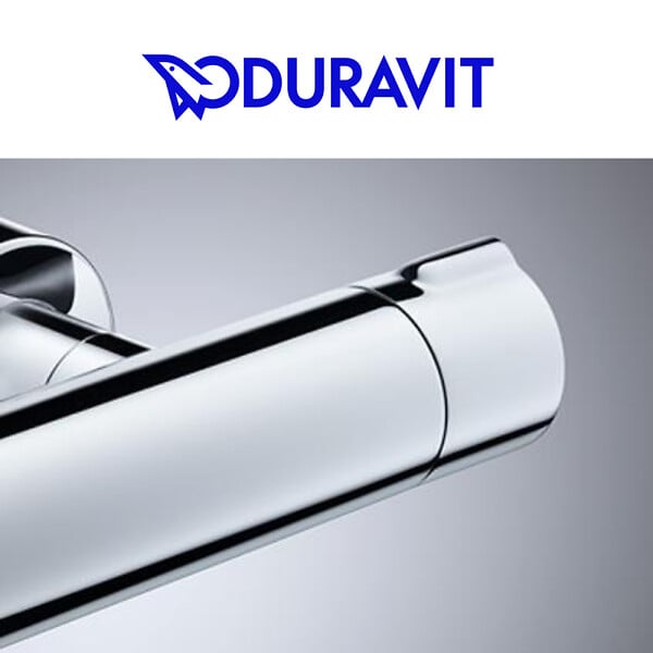 DURAVIT - Pack mitigeur de douche thermostatique 1000 + colonne Shower system Reno - large