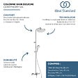 IDEAL STANDARD - Colonne bain douche thermostatique VitrA Aquaheat Bliss 250 B - vignette