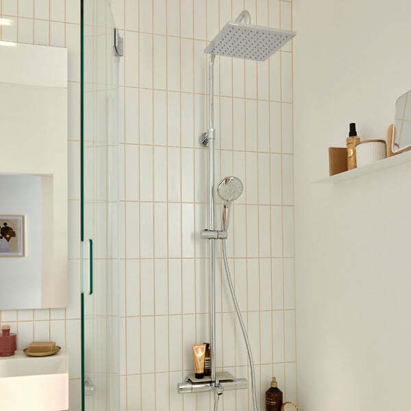 JACOB DELAFON - Colonne bain douche thermotastique July+ chromé - large