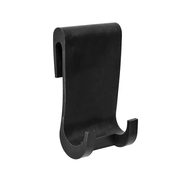 HANSGROHE - Hansgrohe Colonne de douche Crometta E 240 EcoSmart + raclette de douche avec crochet de suspension, noir mat (27281000-HSC) - large