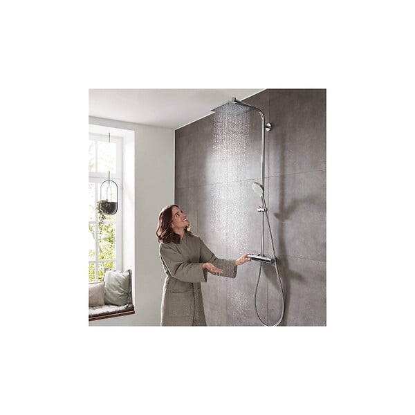 HANSGROHE - Hansgrohe Set de douche Crometta E 240 + cadeau gratuit tapis de salle de bain (27271000-DAN) - large