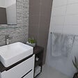 SIKO - Multi porte-serviettes 1 barre, longueur de 60 cm, chrome (ELE23) - vignette