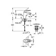 GROHE - Eurosyle mitigeur de lavabo à levier avec vidage Push-Open, chrome (G23929003) - vignette