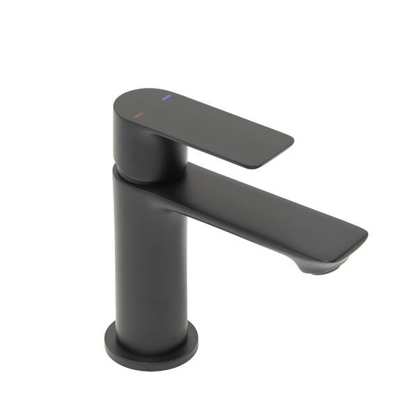 CERAMIA - Neo mitigeur de lavabo sans vidage, noir mat (SIKOBSLNEO271C) - large