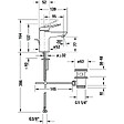 DURAVIT - Mitigeur lavabo Wave S avec vidage bronze brossé - vignette