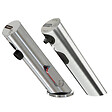 PRESTO - Pack mitigeur infrarouge avec robinet d'arrêt + Distributeur de savon infrarouge Linea Inox brossé - vignette