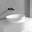 VILLEROY ET BOCH - Mitigeur lavabo mural  Loop & Friends noir mat - vignette