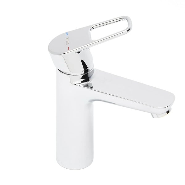 VITRA - Flow Soft mitigeur de lavabo à levier, sans vidage, chrome (A43013) - large