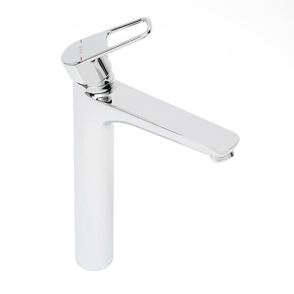 VITRA - Flow mitigeur lavabo XL 29,2 cm, à levier, sans vidage, chrome (A43014) - large