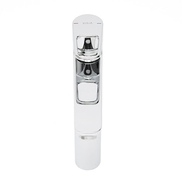 VITRA - Flow mitigeur lavabo XL 29,2 cm, à levier, sans vidage, chrome (A43014) - large