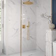VILLEROY ET BOCH - Pommeau de douche Verve Showers Stick + Flexible de douche Universal Showers 160 cm Or brossé - vignette